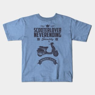 Scooter Lover Never Ending Identity Kids T-Shirt